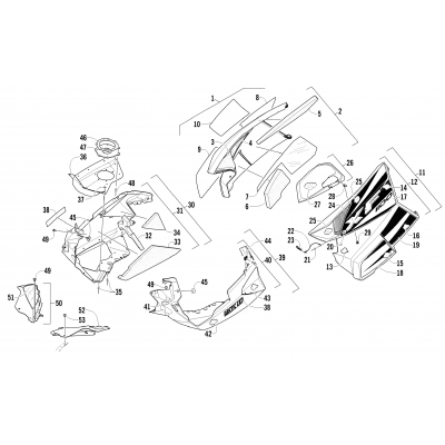 SKID PLATE AND SIDE PANEL ASSEMBLY