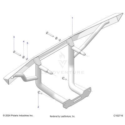 BODY, DELUXE BUMPERS - A25SLE95CF/FF/EF (C102716)