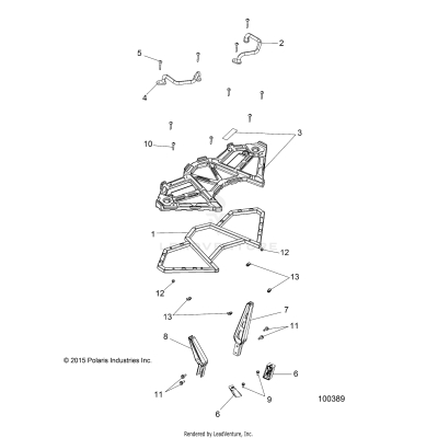BODY, REAR RACK - A19SVS95CR/ER [100389]