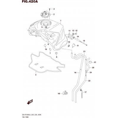 FUEL TANK (GSX-R1000L5 E03)