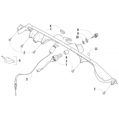 CONSOLE AND SWITCH ASSEMBLY