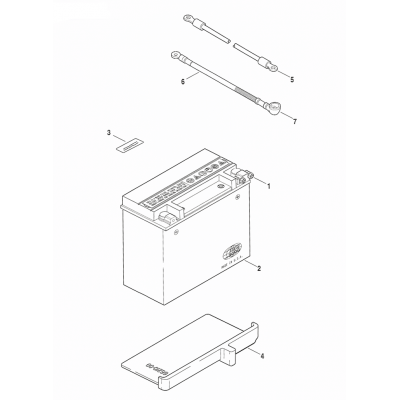 ELECTRICAL - BATTERY W/ BATTERY TRAY ASSEMBLY