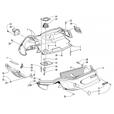 BELLY PAN AND FRONT BUMPER ASSEMBLY