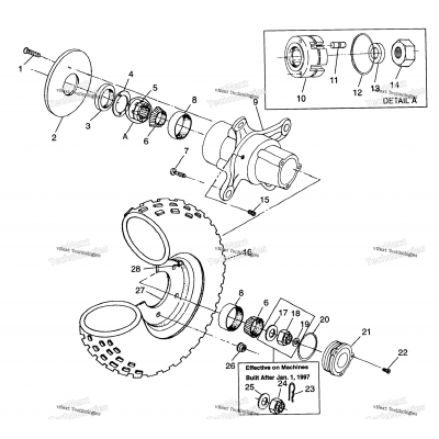 Front Wheel Xplorer 400L