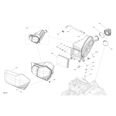 02- Engine - LH Air Intake