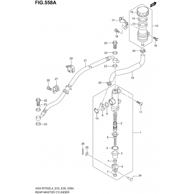 REAR MASTER CYLINDER