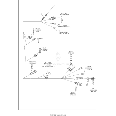 WIRE HARNESS, MAIN - FLHX/FLHXL (6 OF 9)