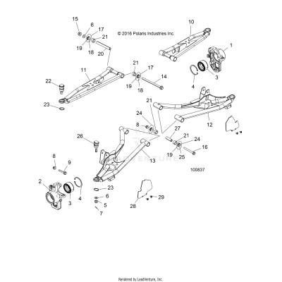 SUSPENSION, FRONT - A17DCE87AU (100837)