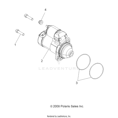 ENGINE, STARTING SYSTEM - A19SVS95CR/ER [49ATVSTARTER09SPXP850]