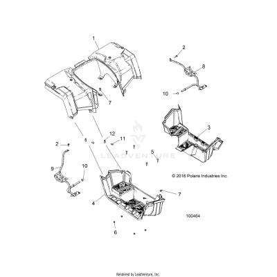 BODY, REAR CAB and FOOTWELLS - A19S6E57B1 [100464]