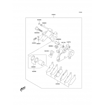 Rear Brake(KLX400-A1)