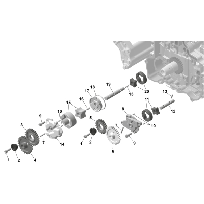 01- ROTAX - Oil Pump