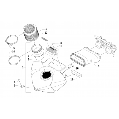 AIR SILENCER ASSEMBLY