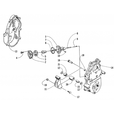 DROPCASE CHAIN TENSION ASSEMBLY