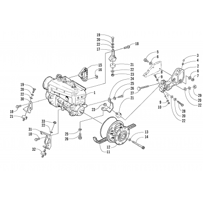 ENGINE AND RELATED PARTS