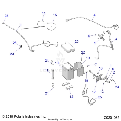 ELECTRICAL, BATTERY - A20SWE57F1/S57C1/C2/E1/E2 (C0201035)