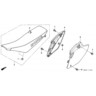 SEAT / SIDE COVER ('05-)