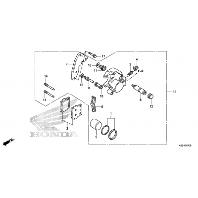 FRONT BRAKE CALIPER