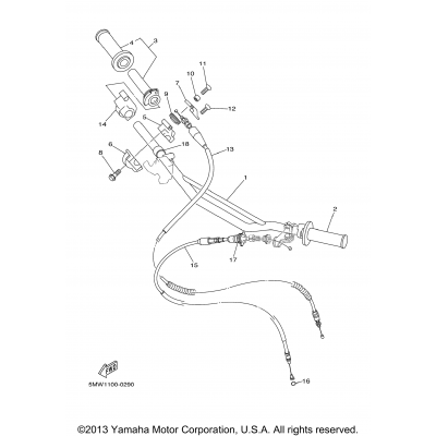 Steering Handle Cable