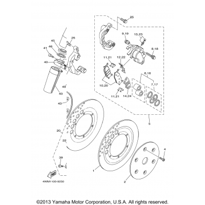 Front Brake Caliper