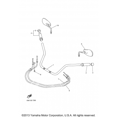 Steering Handle Cable