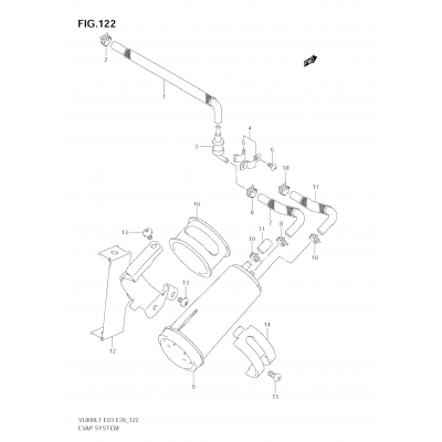 EVAP SYSTEM (VL800C E33)