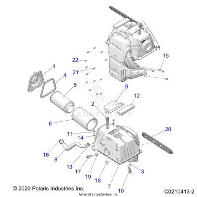 ENGINE, AIR INTAKE - A25SYE95PL (C0210413-2)