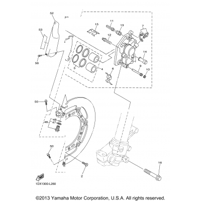 Front Brake Caliper