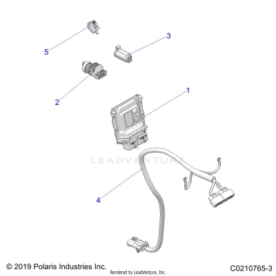 ELECTRICAL, SWITCHES and ECU - A20SYE95PH (C0210765-3)