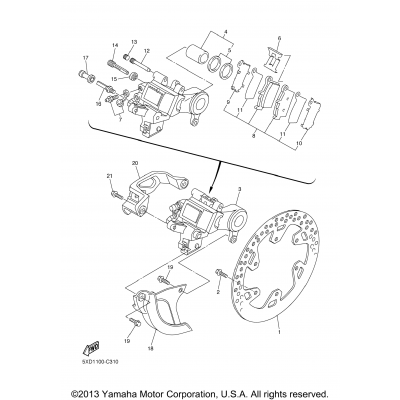 Rear Brake Caliper