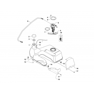 GAS TANK ASSEMBLY