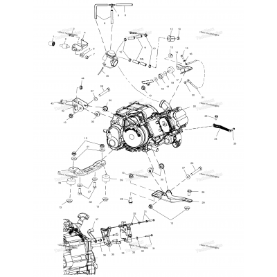 Engine Mounting A01ck42aa