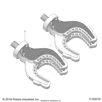 BODY, LOCK AND RIDE RATCHET GRIP - A25SHD57A9 (C102019)