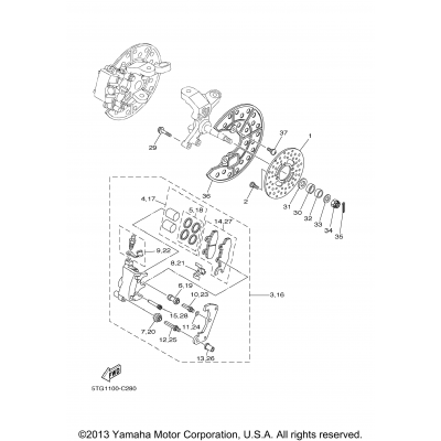 Front Brake Caliper