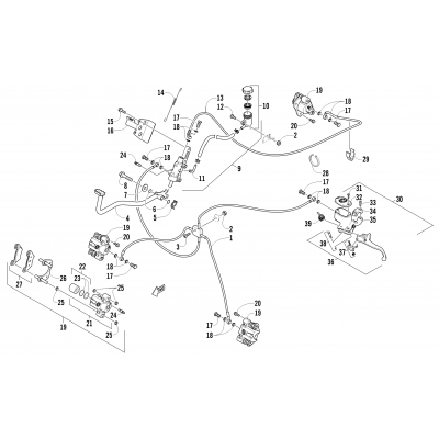 HYDRAULIC BRAKE ASSEMBLY