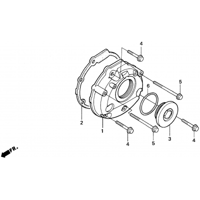 LEFT CRANKCASE COVER