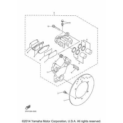 Rear Brake Caliper