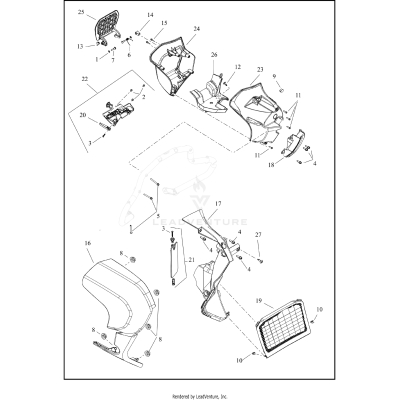 FAIRING, LOWER, RIGHT - FLHXU