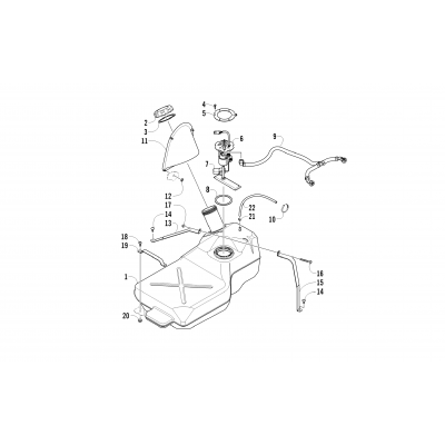 GAS TANK ASSEMBLY