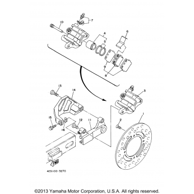 Rear Brake Caliper