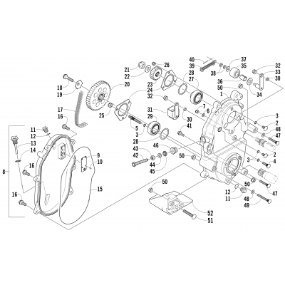 DRIVE/DROPCASE ASSEMBLY