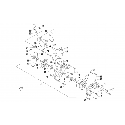 WATER PUMP ASSEMBLY