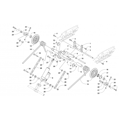 REAR SUSPENSION REAR ARM ASSEMBLY