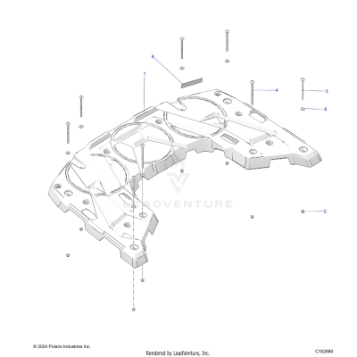 BODY, REAR RACK - A25SEE57CY/EY (C102680)