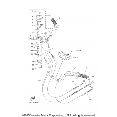 Steering Handle Cable