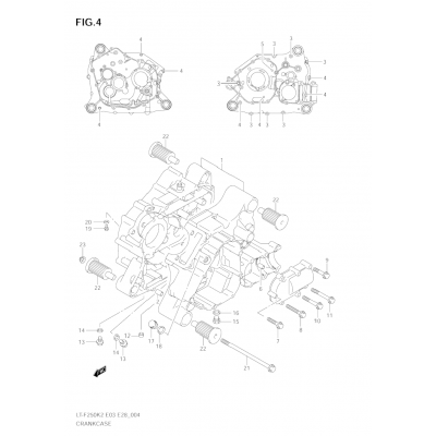 CRANKCASE (MODEL K2)