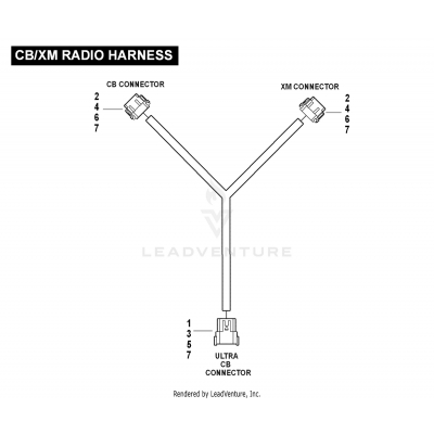 CB/XM RADIO HARNESS