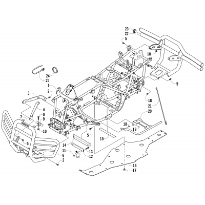 FRAME AND RELATED PARTS