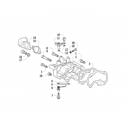 INTAKE MANIFOLD AND THROTTLE CONTROL ASSEMBLY
