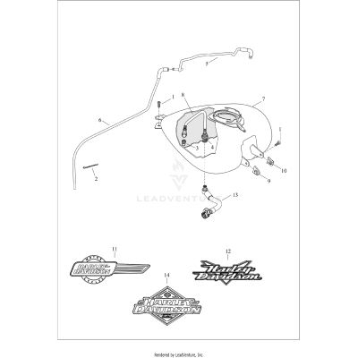 FUEL TANK - FLHTCUTG, FLTRT